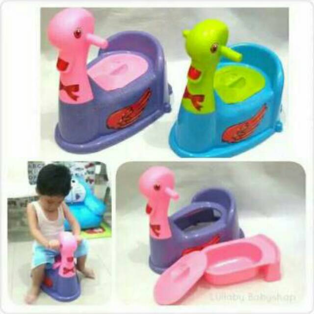 Potty Bebek Toilet Training Biru Dan Pink Paking Dus Asli Shopee Indonesia