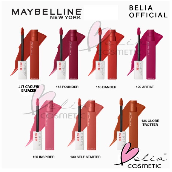 (Part 2) CITY | Coffee Edition Super Stay Matte Ink ️BPOM Maybelline ASIAN Lip cream