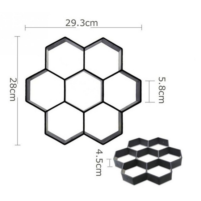 Cetakan Paving Blok  hexagon cetakan semen paving block hexagonal taman