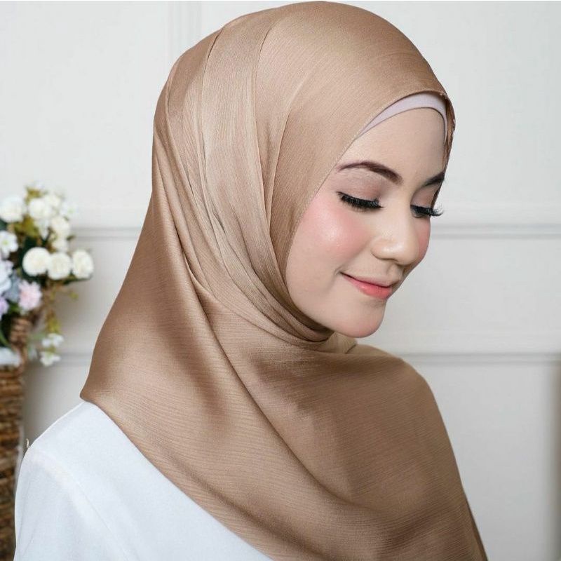 PASHMINA SILK CREDENZA/PASHMINA SILK TEXTURE FLOWY/PASHMINA CREDENZA SILK MALAY PREMIUM