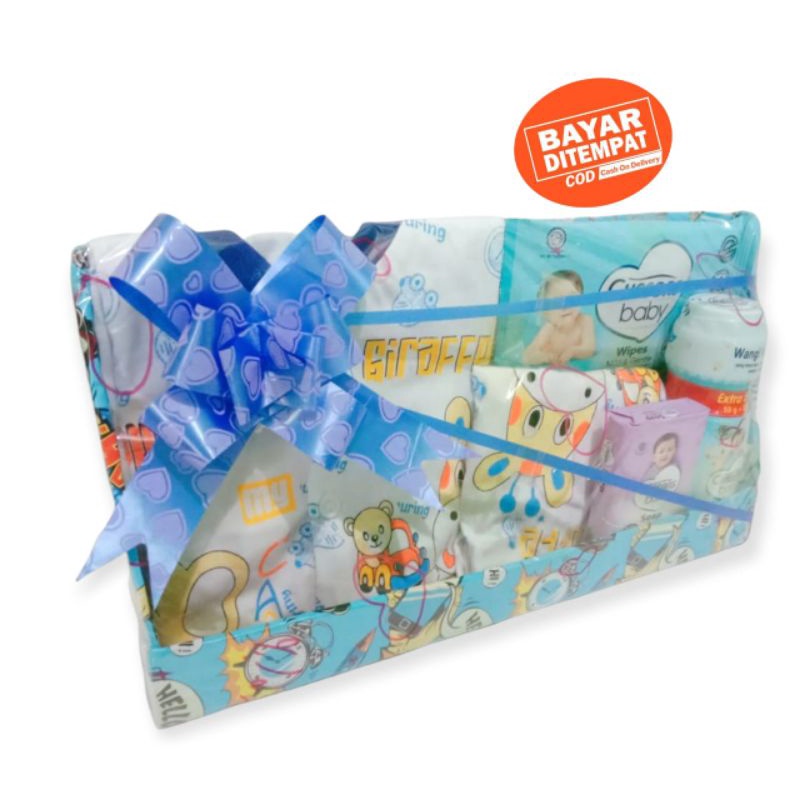 parcel kado jenguk bayi anak laki laki dan perempuan murah dan lengkap hampers baby gift cussons baby hadiah bayi kado lahiran kado set box