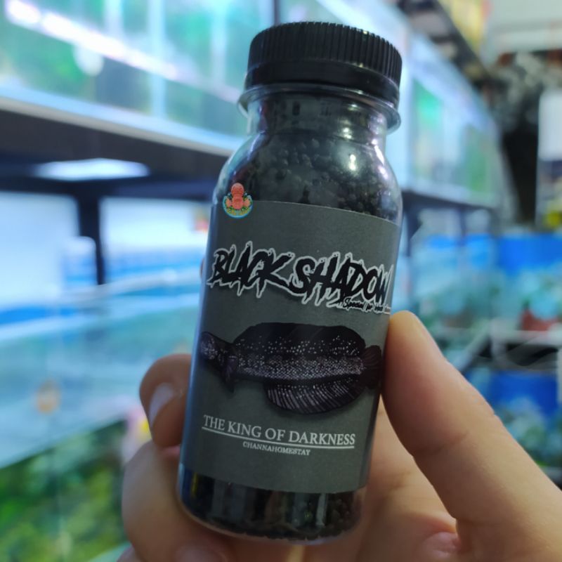 PELET BLACK SHADOW 35gram - The King of Darkness Pellet Asiatica WS Glow Up Channa Homestay Chana Jo