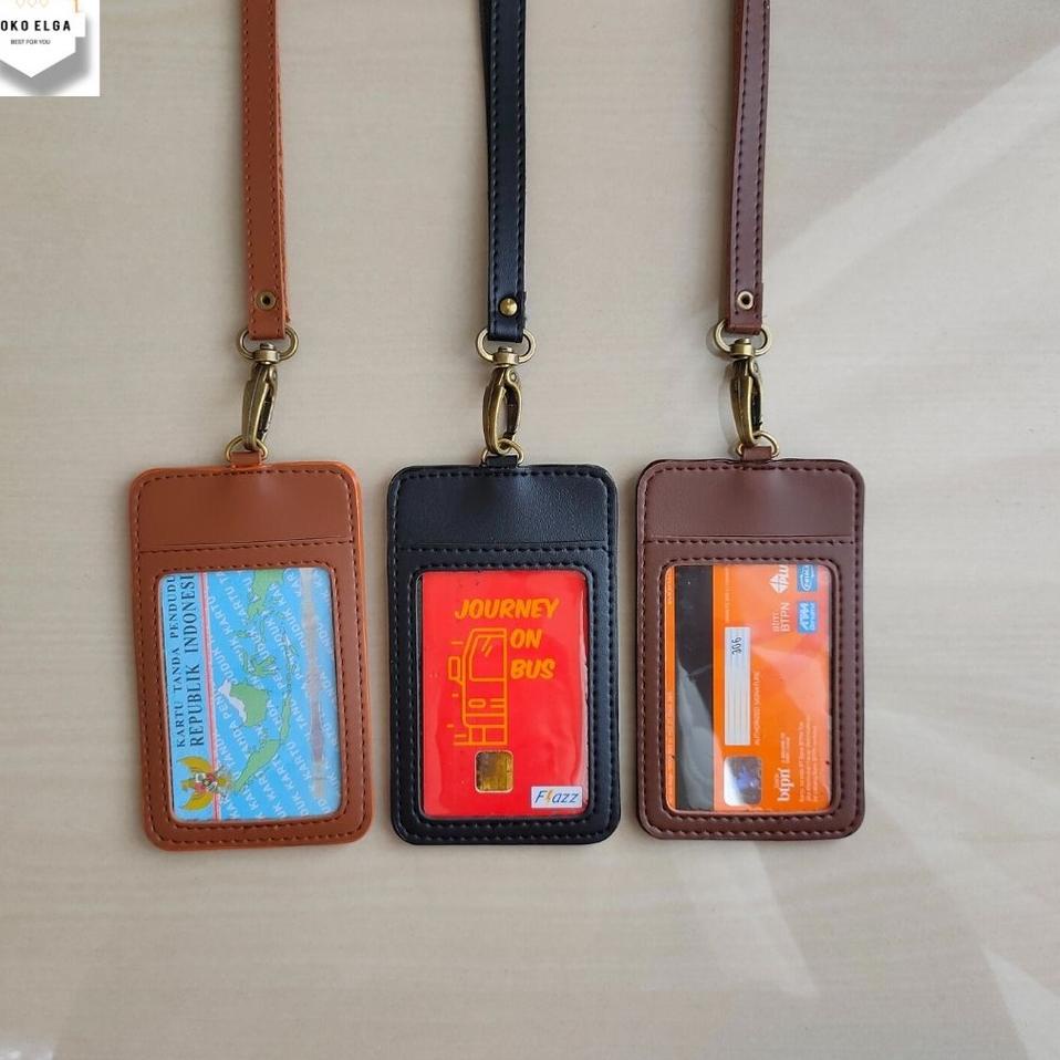 

Menarik.. Id Card Kulit Name Tag Kulit Card Holder Termurah
