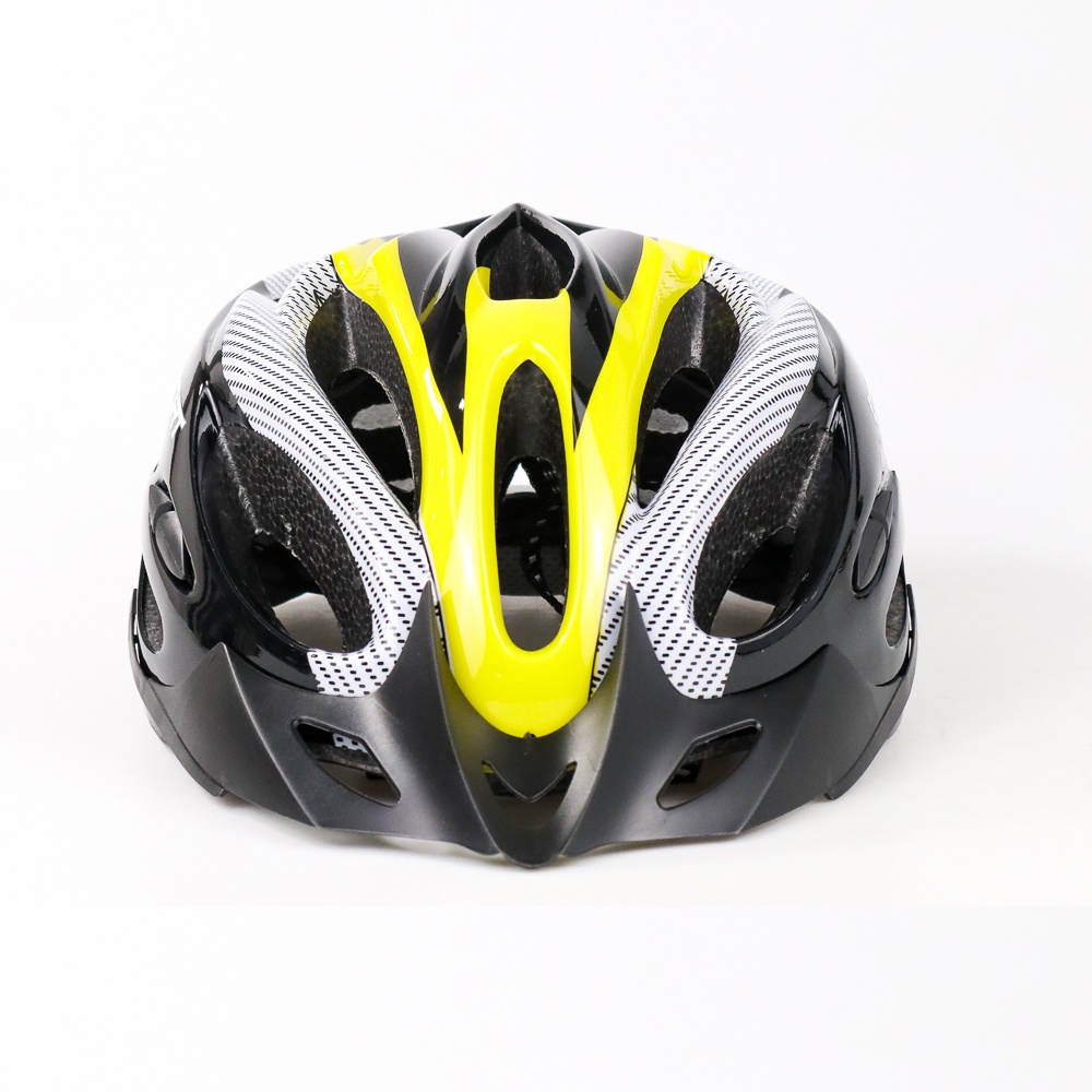 TaffSPORT Helm Sepeda EPS Foam PVC Shell - x10 - Yellow