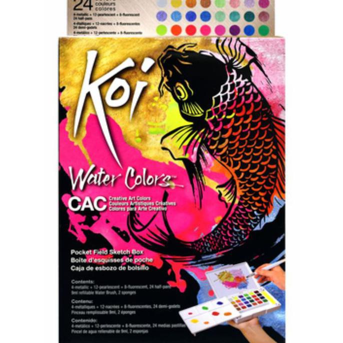 

Sale! Sakura Koi Watercolor Set 24 Metallic - Pearlescent - Fluorescent Set Terpercaya