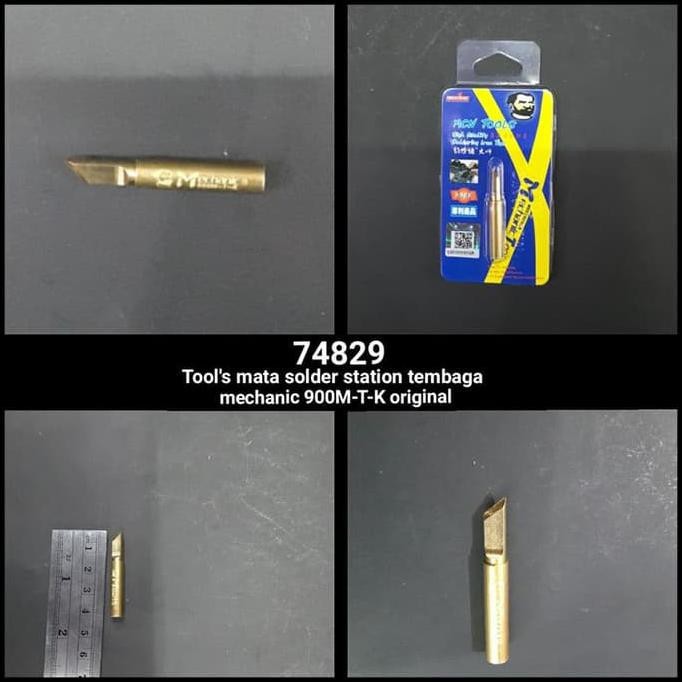 Original Mechanic Mata Solder Station Bahan Tembaga 900M-T-K Pisau