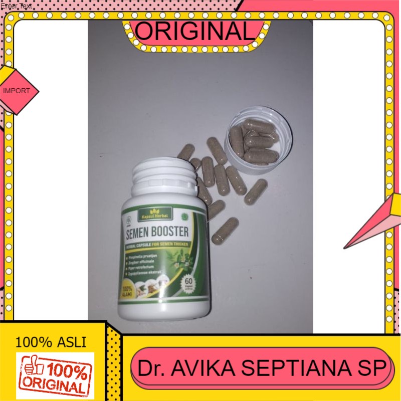 100% ASLI SEMEN BOOSTER
