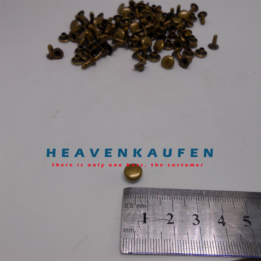 Paku Keling Rivet Centang Gepeng ATG 8 mm Harga Per Pack isi 50 pasang