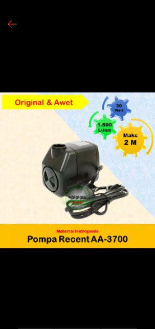 Pompa Recent Aa 3700 Pompa Celup Hidroponik Original Dan Awet