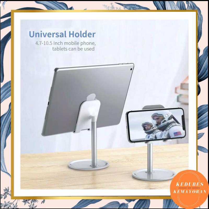 Phone Universal Penyangga Desktop Stand Holder Henpon Rack for Aluminum Alloy Standing [KK]