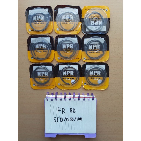 RING SEHER / RING PISTON SUZUKI FR80 FR 80 NPP