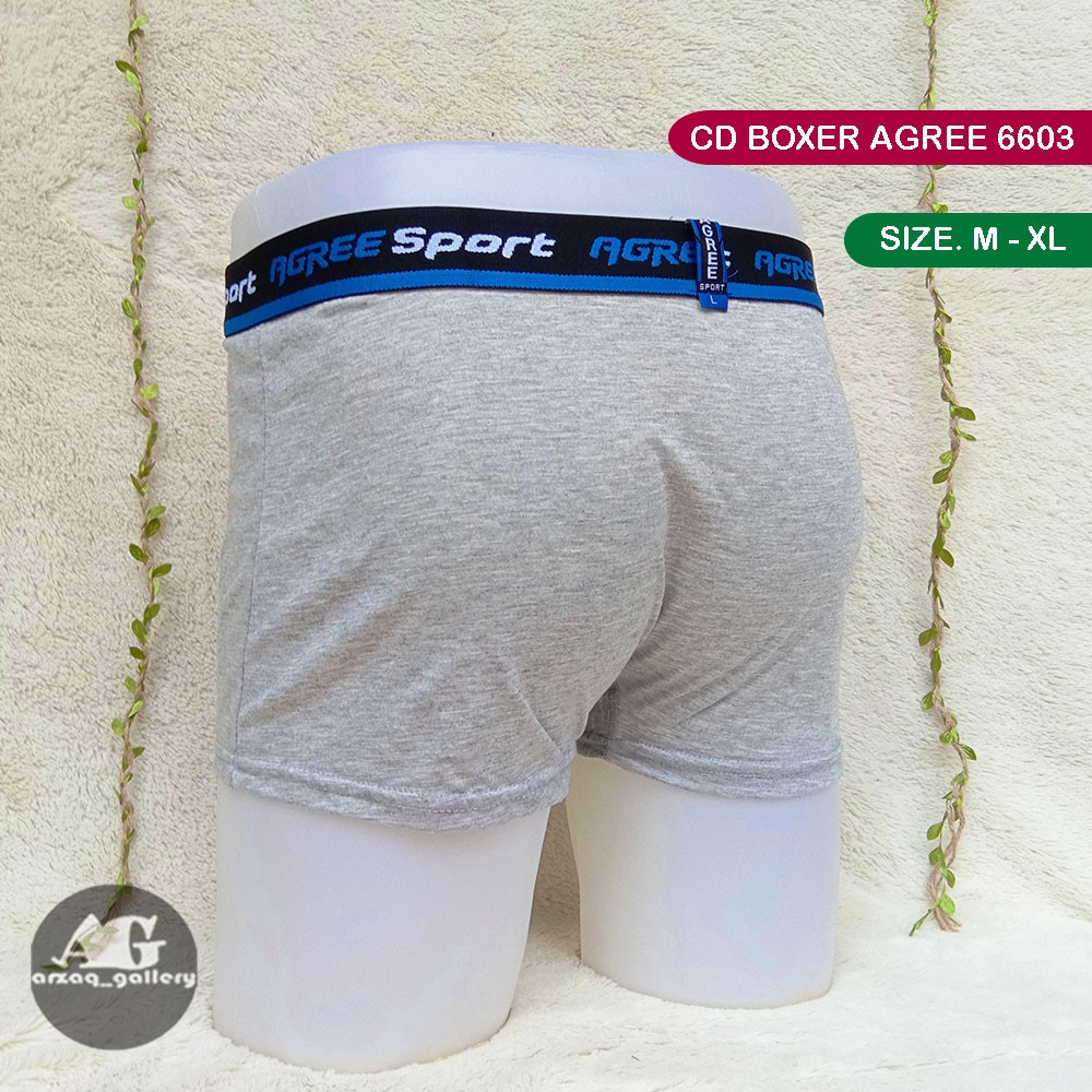 [ 2 pcs ]Cd Boxer agree  6603 Cd Pria Dewasa Pakaian Dalam Pria Dewasa | Boxer Pria Supersoft | Celana Dalam Pria | Boxer | Pakaian Dalam Wanita