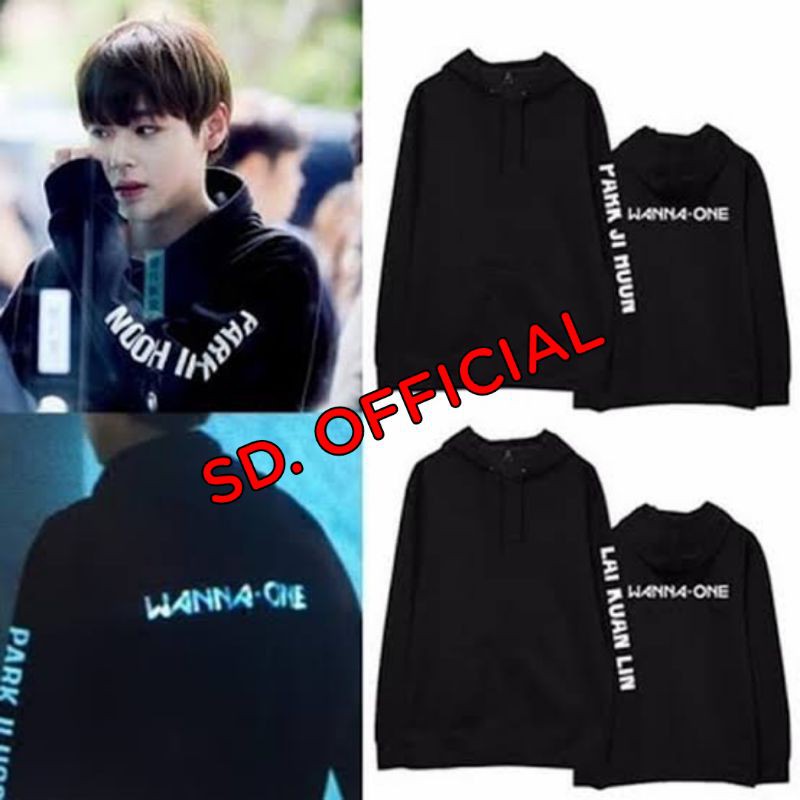 Jaket Hoodie Jumper Wanna-One Request Nama Member