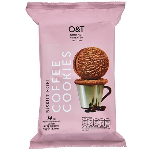 

O&T GOURMET Coffe Cookies Biskut Kopi - 95 g