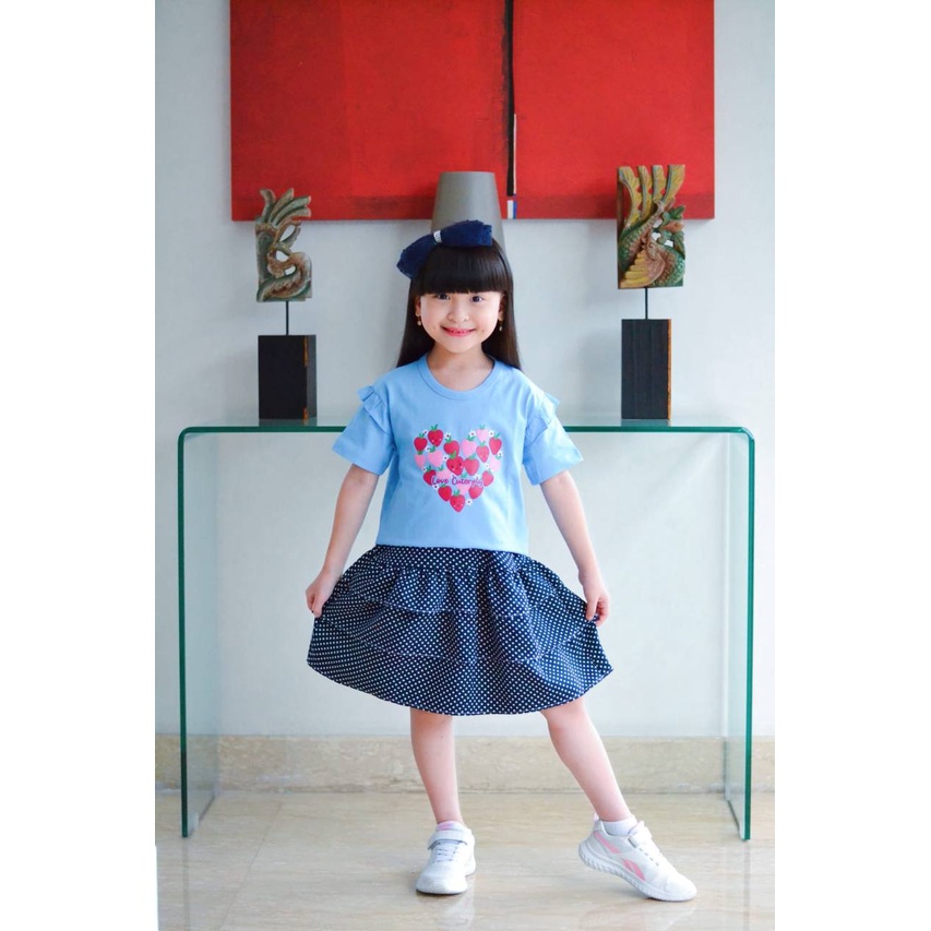 Setelan anak rok Polka Suit Rocela by Cuterply