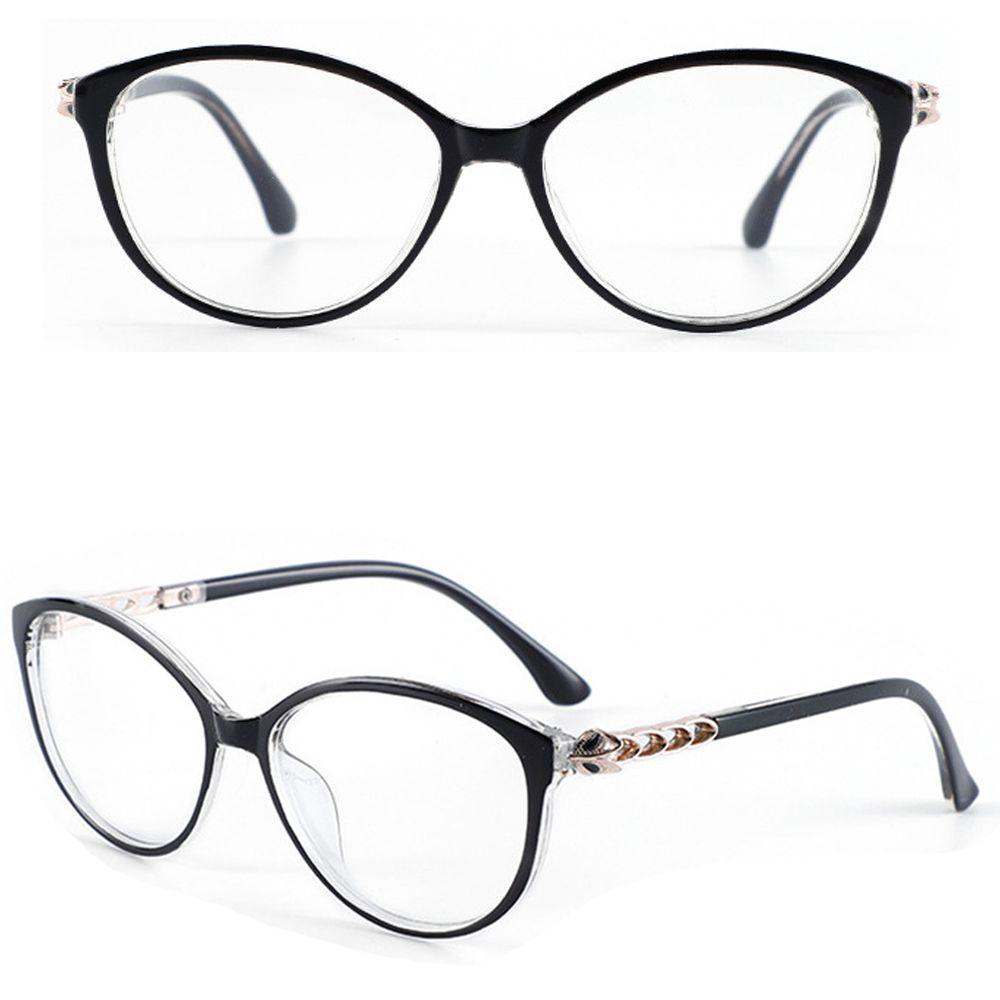 ❈ROWAN❈ New Fashion Round Glasses Vintage Optical Glasses Eyeglasses Frame Portable Vision Care Oversized Women Men Spectacles/Multicolor