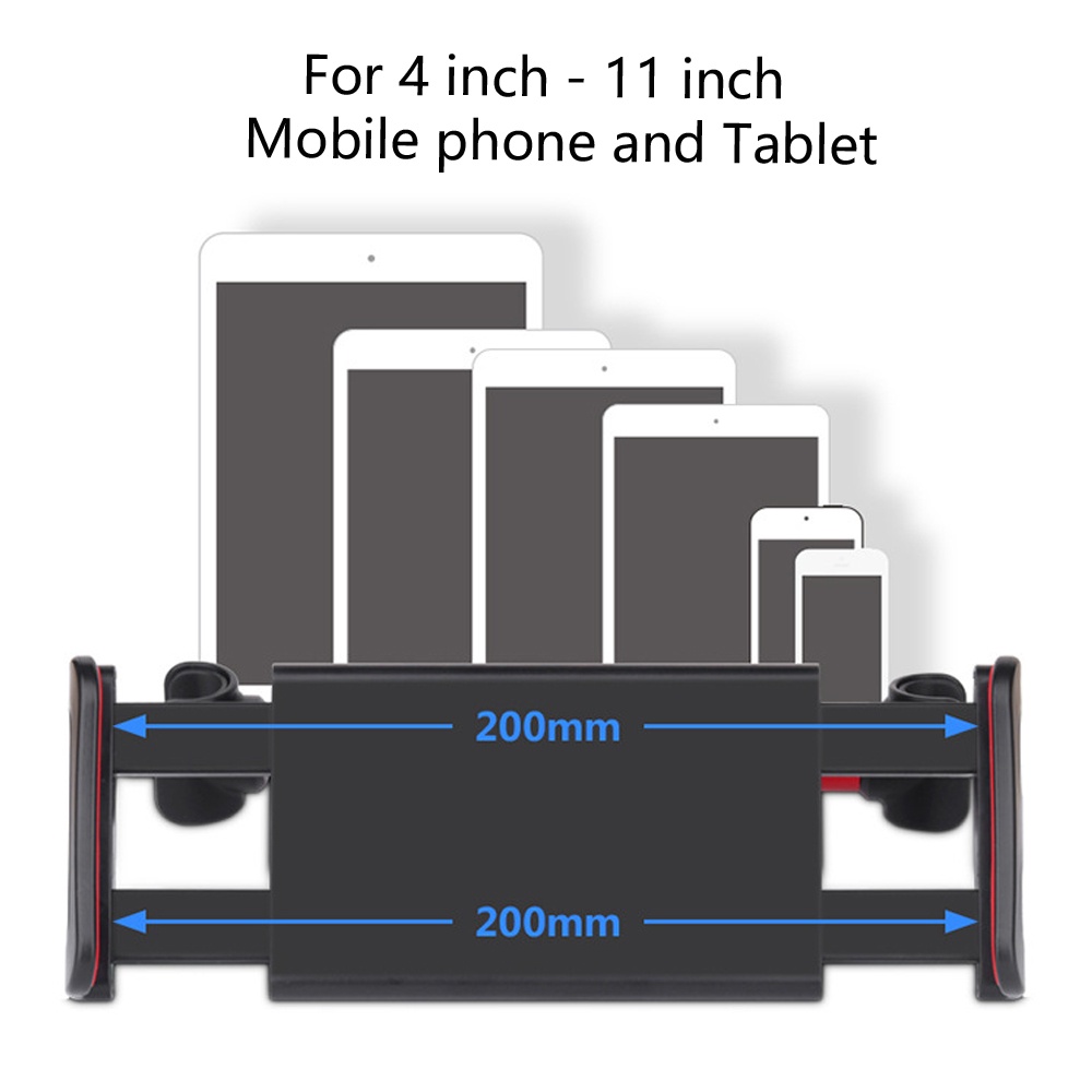 Stand Holder Tablet iPad Air 1 Air 2 Pro 9.7 &quot;4-11&quot; Untuk Belakang Jok Mobil