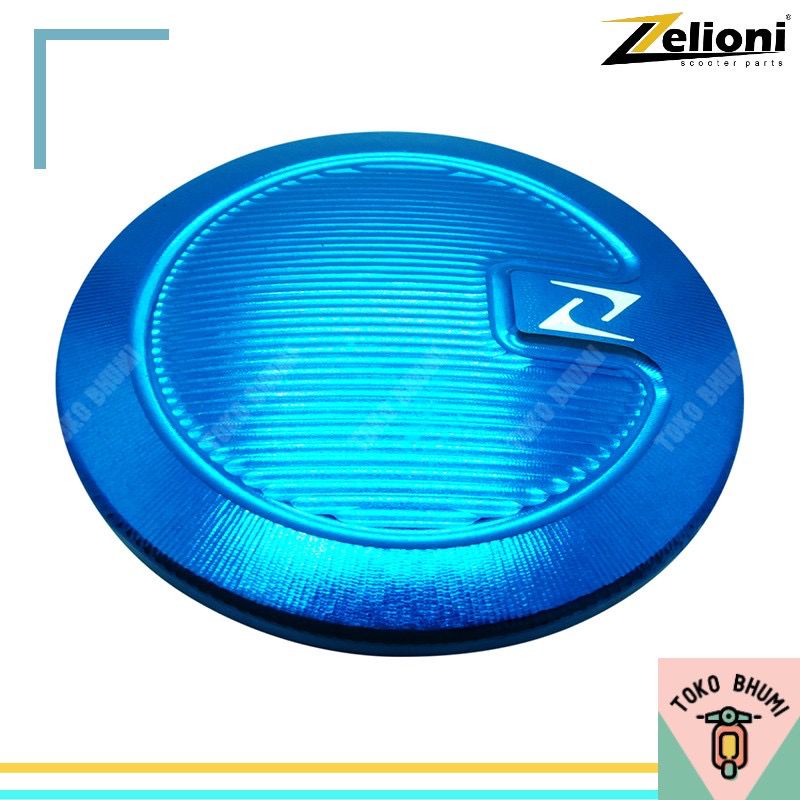 ZELIONI WHEEL DOP COVER BLUE | TUTUP VELG WARNA BIRU