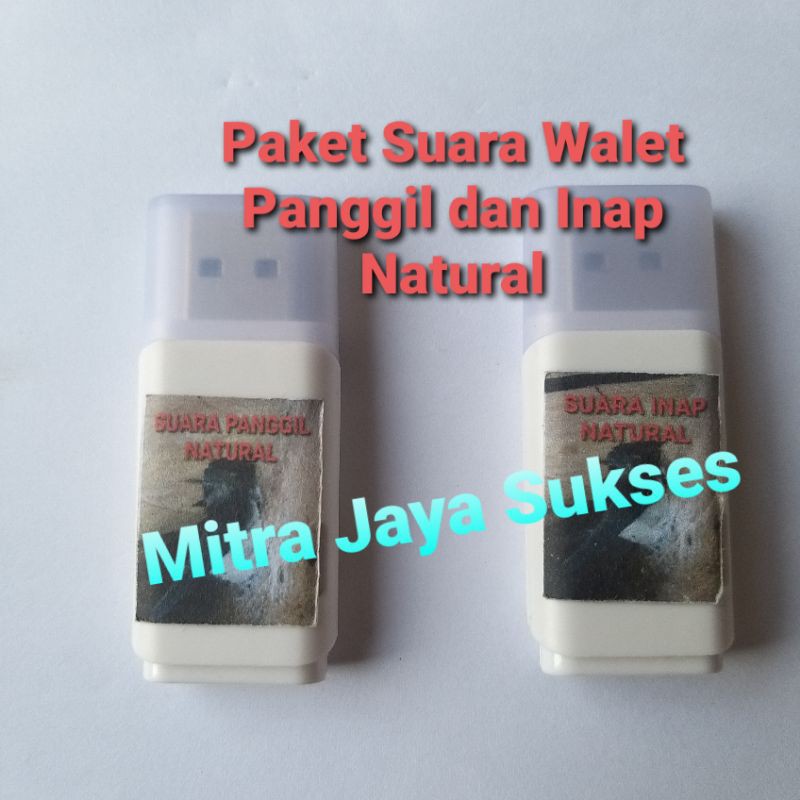 Paket Suara Panggil dan Inap Walet Natural