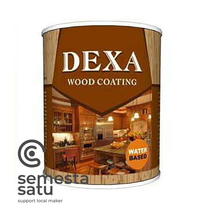 Finishing kayu plitur air waterbased Dexa woodstain