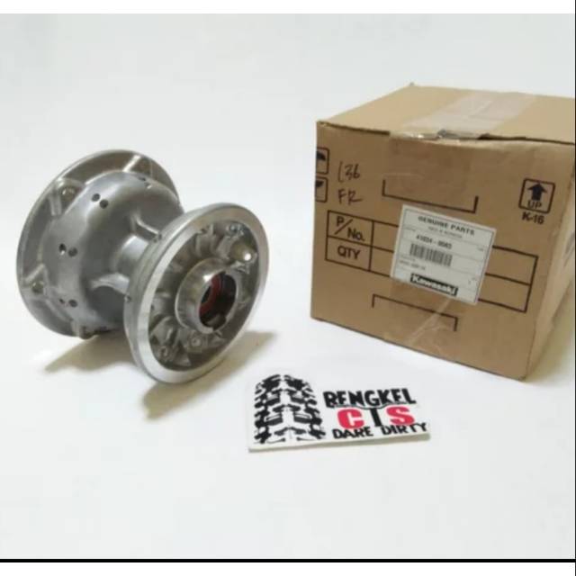 Tromol depan klx 150 tromol klx hole 36 original kmi