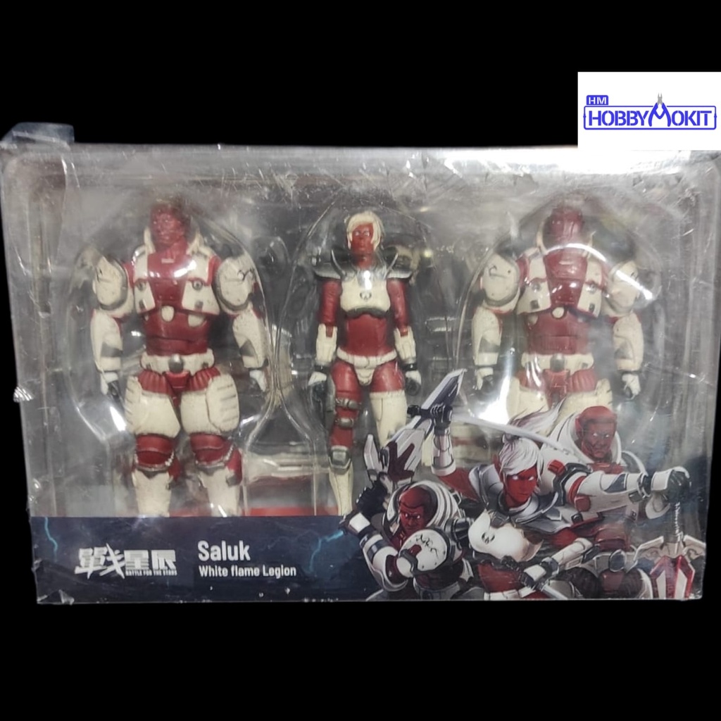 JOYTOY JT0739 - War Stars 1/18 Harocore Coloplay Saluk-White flame Legion