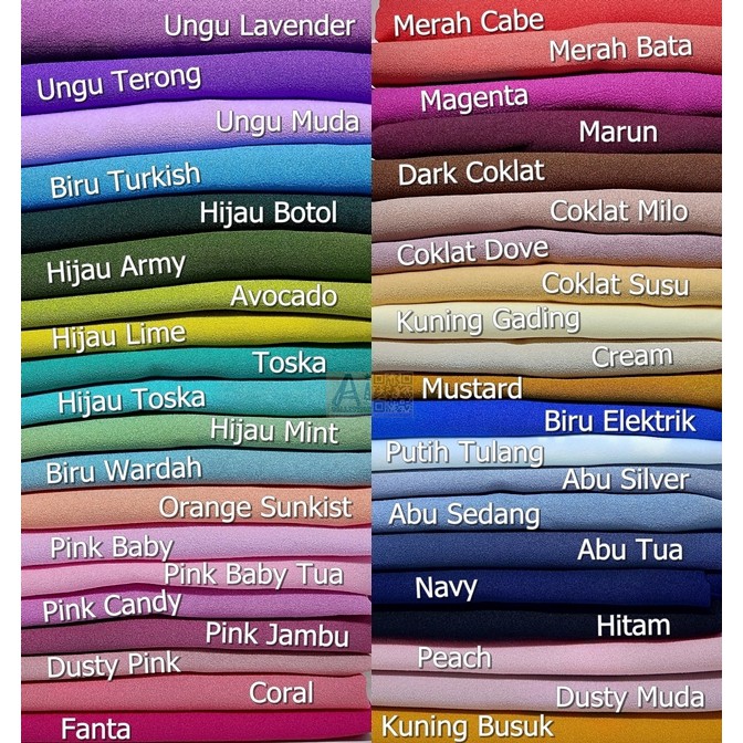 Kerudung Warna Coklat Tua