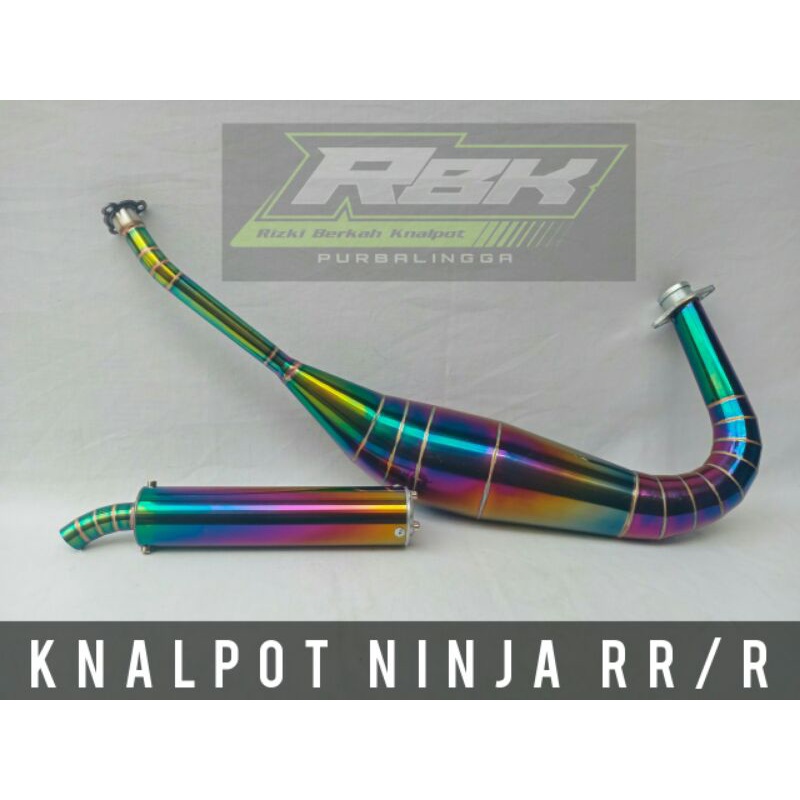 knalpot Ninja 2tak Ninja R NINJA RR Pelangi