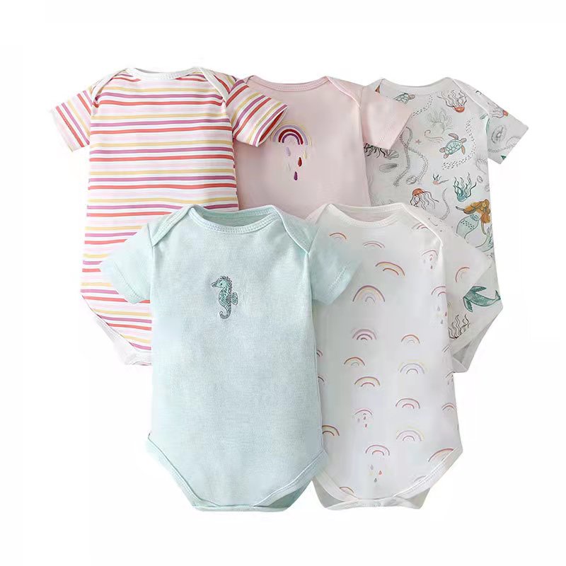 Jumper Newborn /Set 5 in 1 Jumpsuit Bayi Baru Lahir/ Jumper Bayi Newborn /Romper Bayi