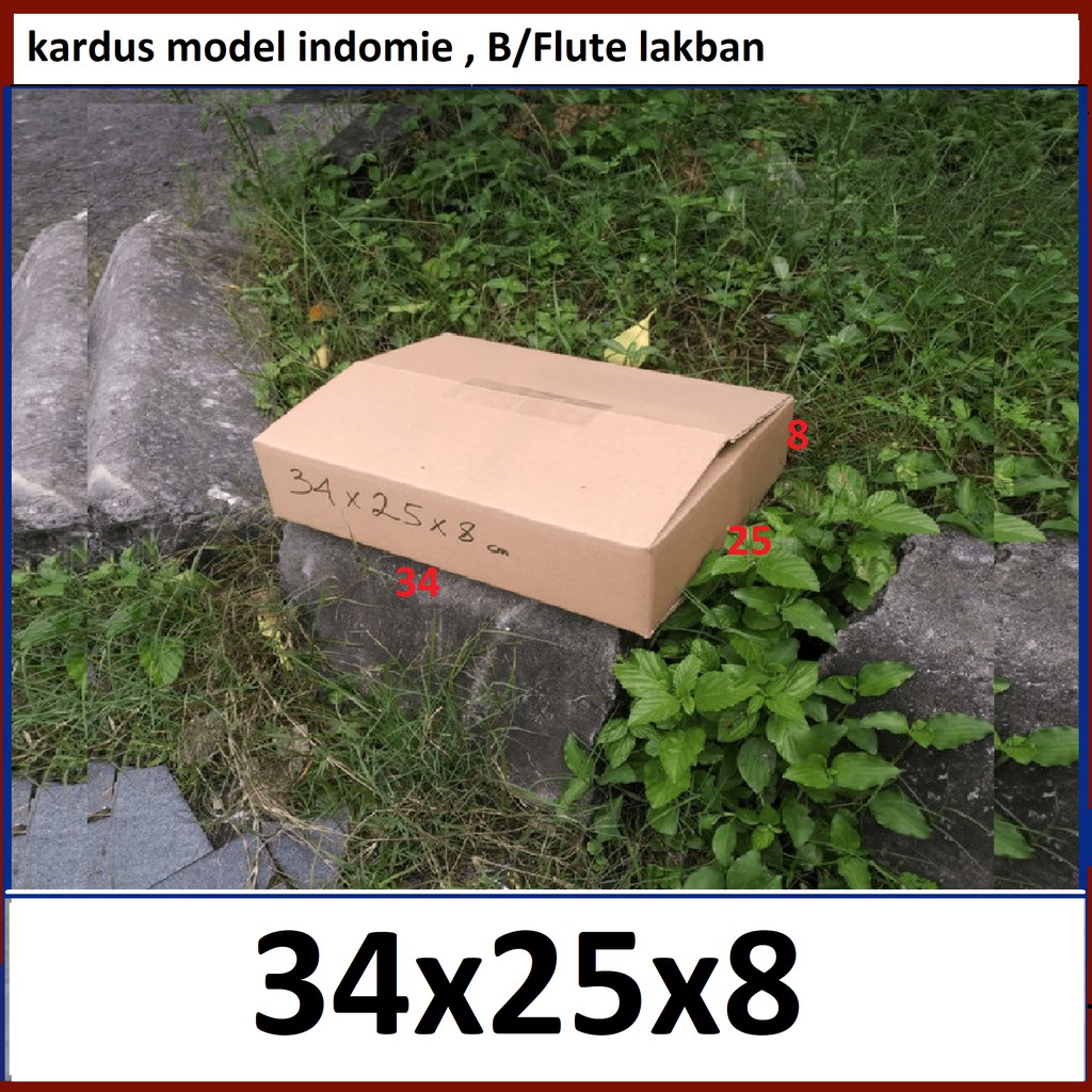 

Kardus 34x25x8 cm IND
