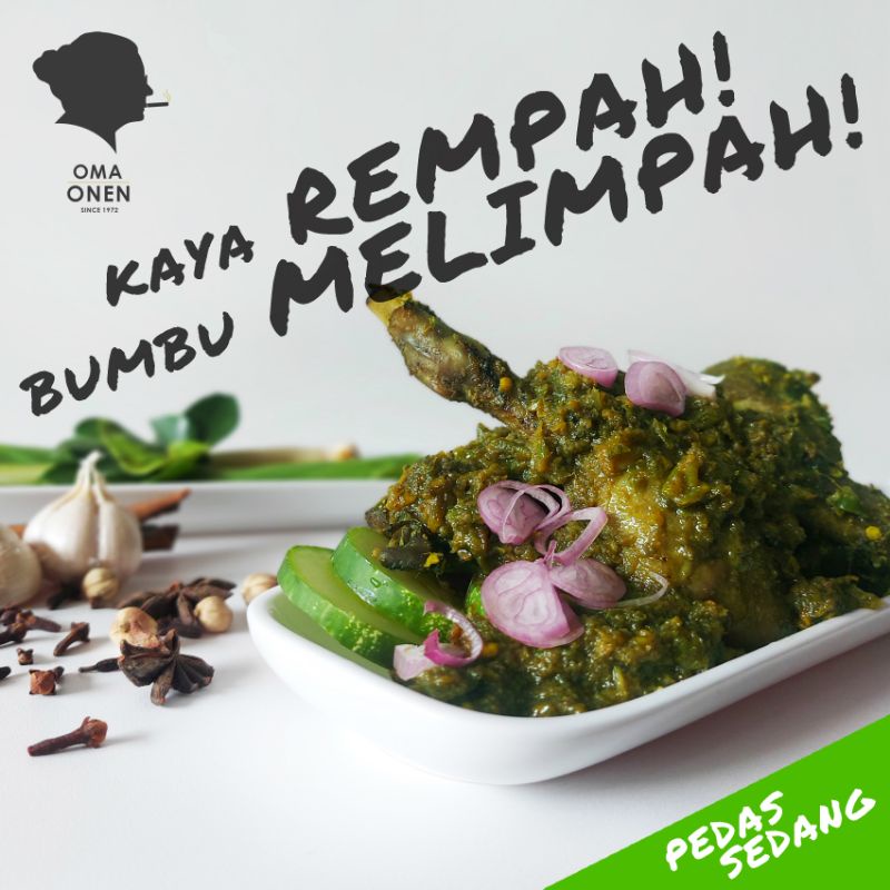 

Bebek Cabe Ijo (Gulai Itiak Lado Mudo) - PEDAS SEDANG