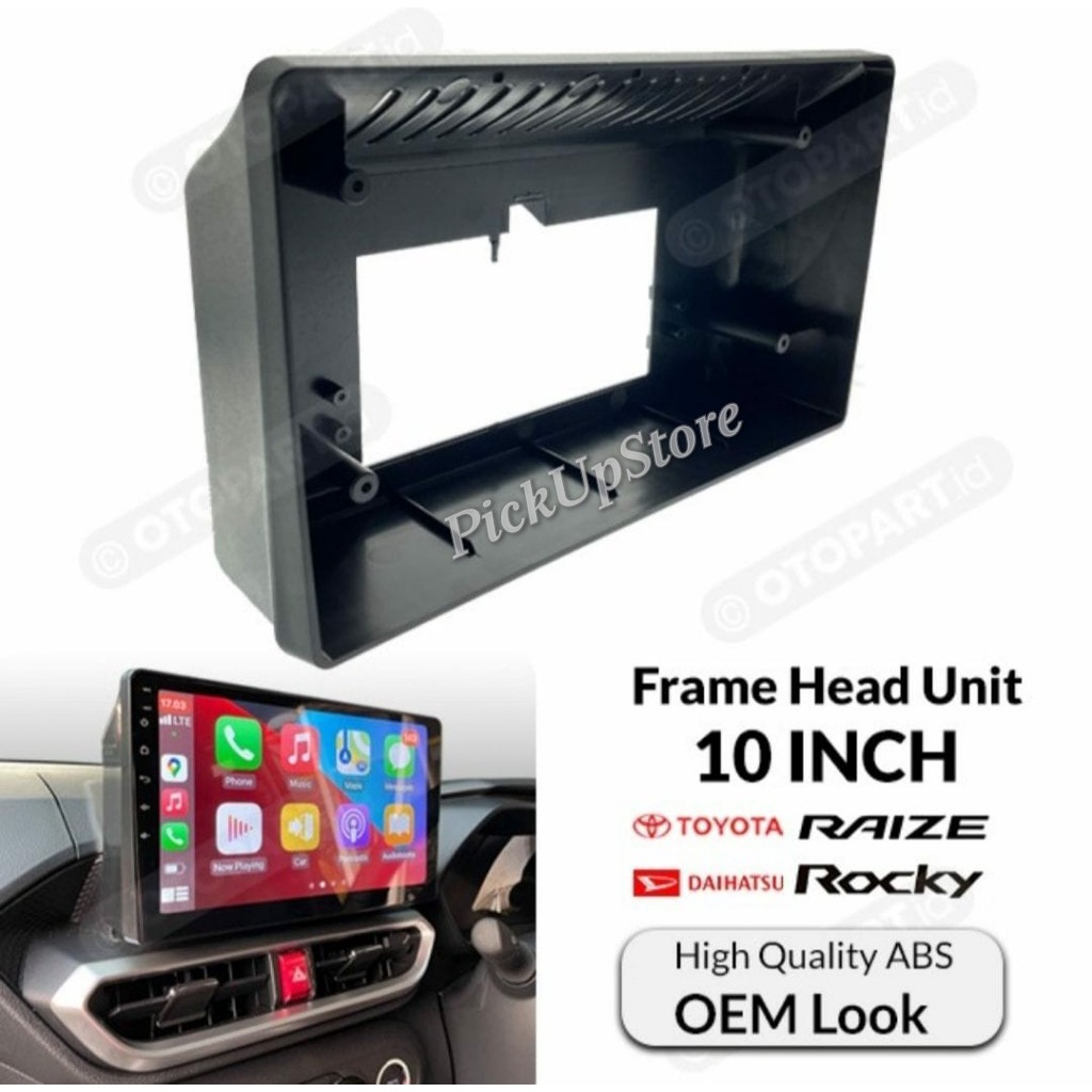 FRAME ANDROID 10" TOYOTA RAIZE / DAIHATSU ROCKY