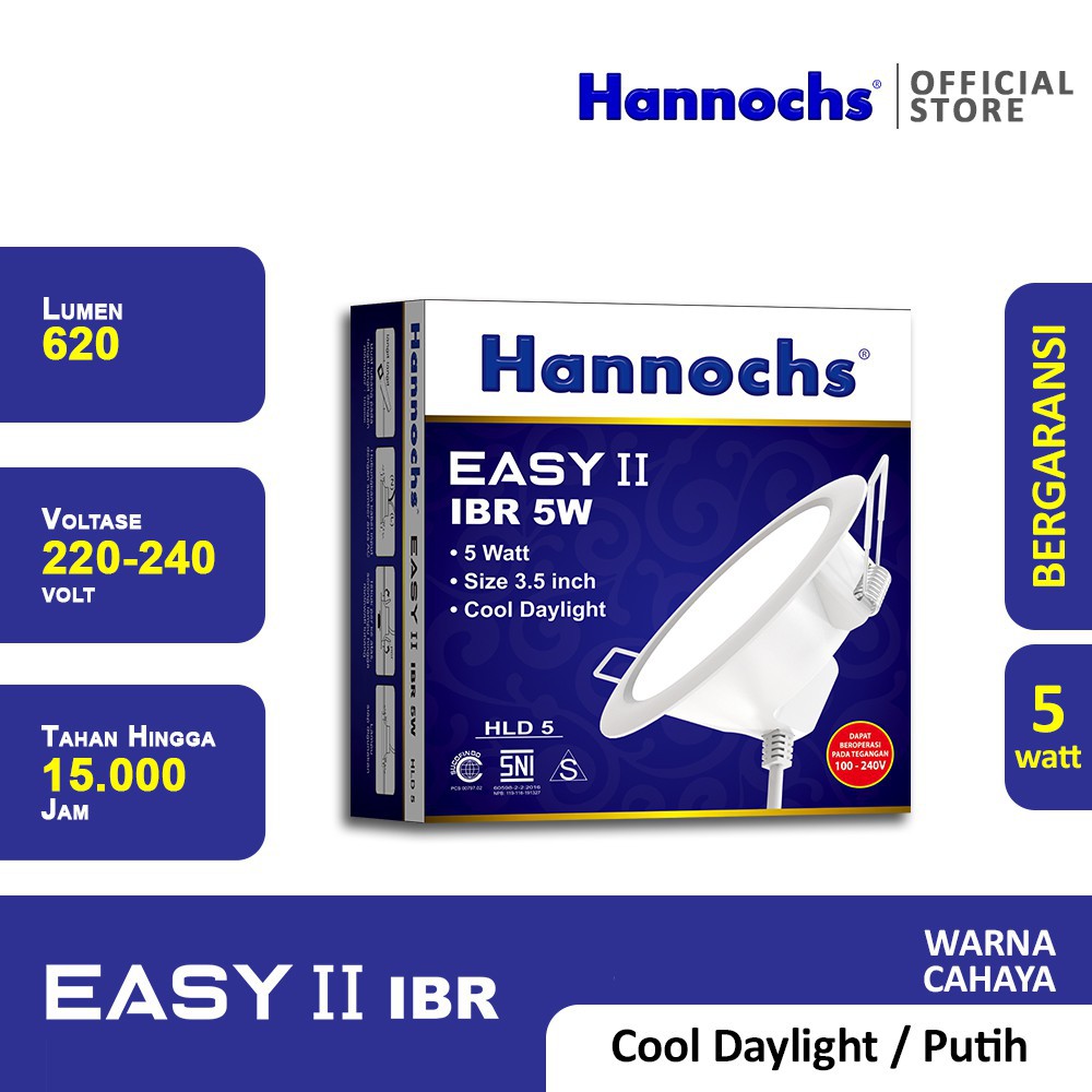 Lampu Downlight LED Hannochs Easy II IBR 5W