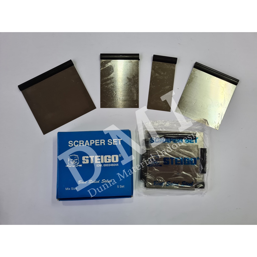 Kape Set Besi 4pcs | Scraper Set Besi | Skrap Besi Set | Kape Dempul