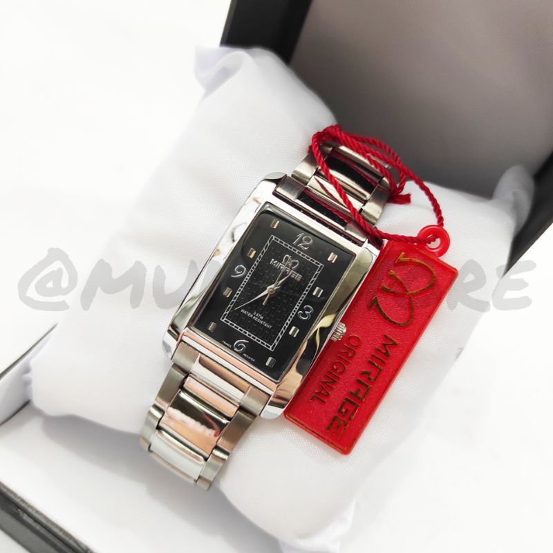 Jam Tangan Wanita Mirage Original 8018 BSP M Analog