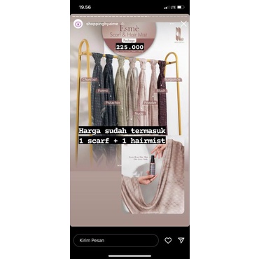 Esme Scarf Hair Mist by Local id Heylocal