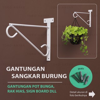 GANTUNGAN KANDANG BURUNG GANTUNGAN POT BUNGA TANAMAN GANTUNGAN KANDANG BURUNG GANTUNGAN POT BUNGA TANAMAN
