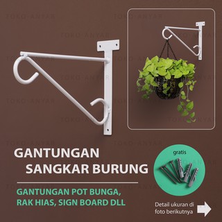  GANTUNGAN  KANDANG BURUNG GANTUNGAN  POT  BUNGA TANAMAN 