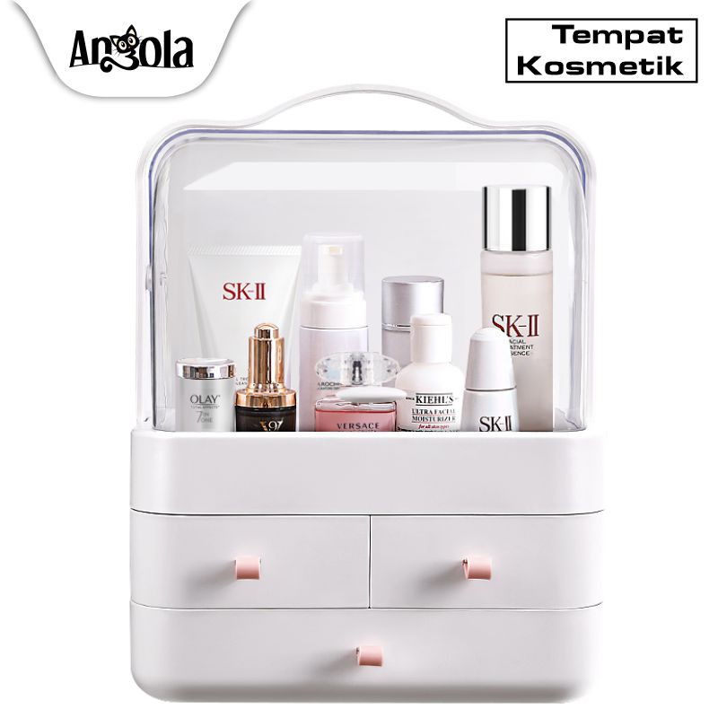  Rak  kosmetik  D21 Kotak Makeup Storage Organizer Tempat 
