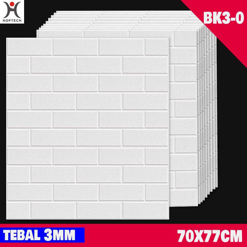 Wallpaper 3D FOAM / Wallpaper Dinding 3D Motif Foam Batik Bunga More High Quality / Wallfoam 3D-BK3-0