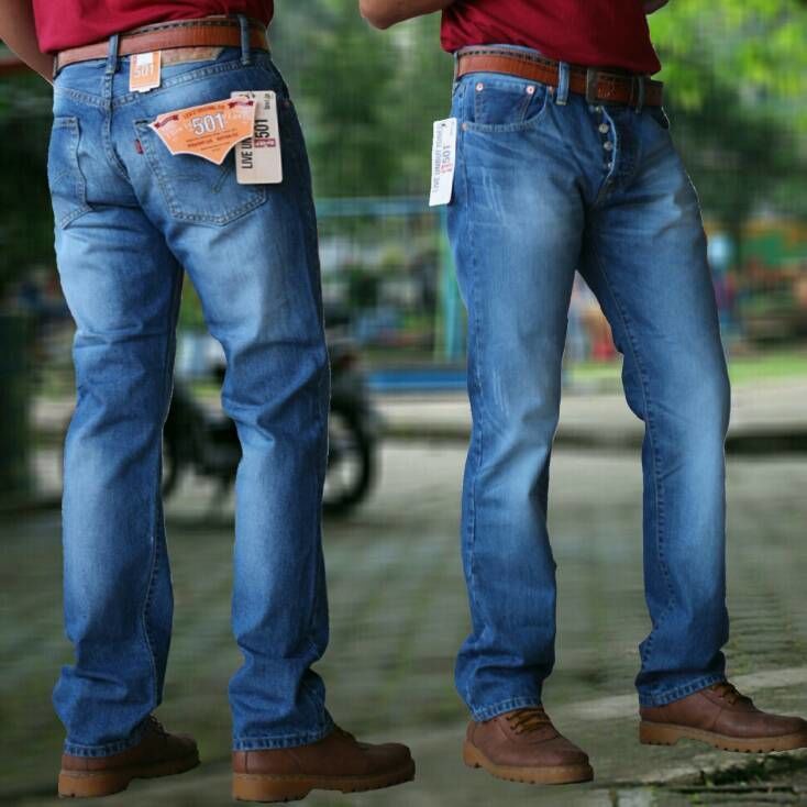 SUPPLIER celana levis 501 ori impor Casual Pria Formal Kerja Q0O1