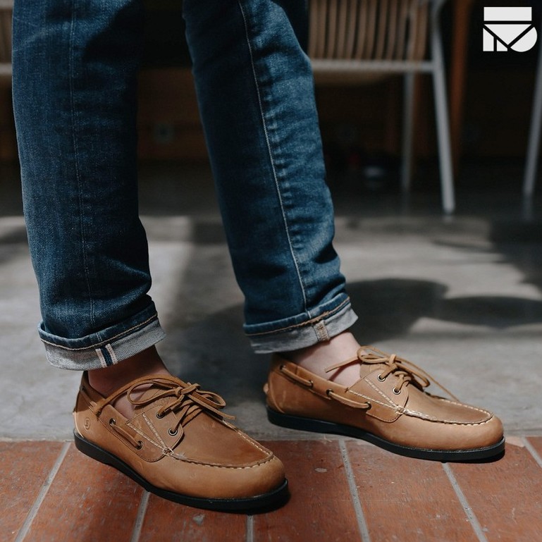 Moscow Tan | Sepatu Kulit Asli Casual Klasik Pria Cowok Men Loafers Ori Footwear | FORIND x Zapato