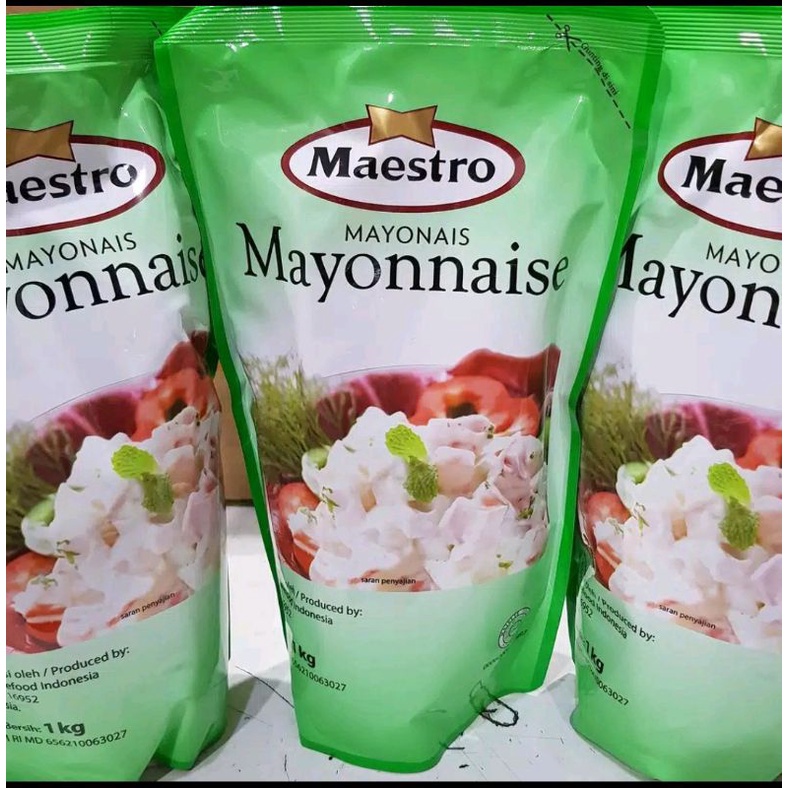 Maestro Mayonais 1kg / Maestro Mayonais Mayonnaise Mayones 1 kg