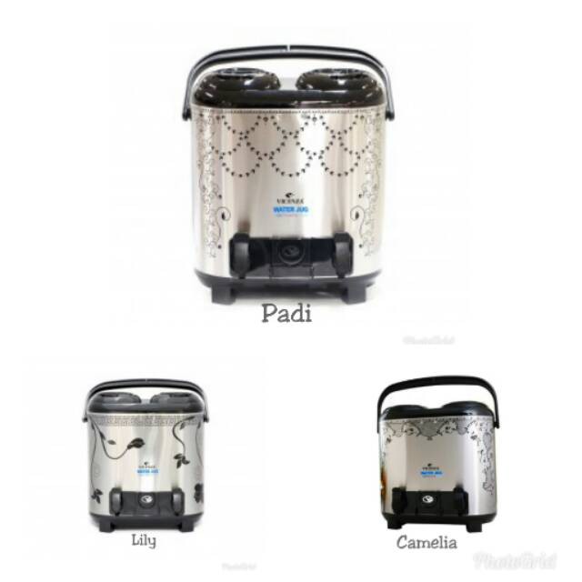 MURAH VICENZA WATER JUG STAINLESS DISPENSER AIR TERMOS PANAS DINGIN