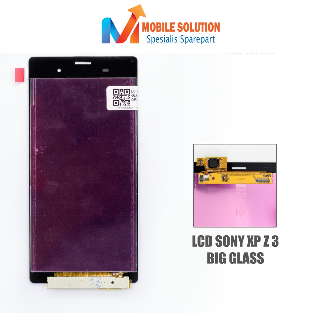 Grosir LCD Xperia Z3 D6603 ORIGINAL 100% Fullset Touchscreen Garansi 1 Bulan + Packing / Bubbel