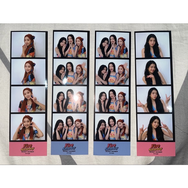 photo strip fire saturday sticker soodam minji léa