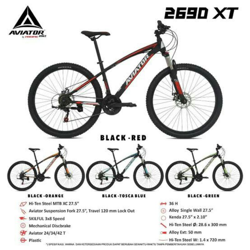 Sepeda Gunung / MTB 27.5 Aviator 2690 XT