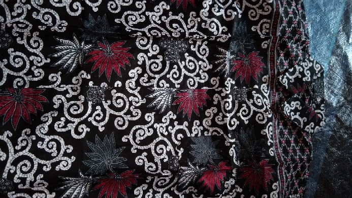 Batik Couple Gamis Batik Maura Sania Ruffle Ori Ndoro Jowi Dnt Size M L Xl All Size