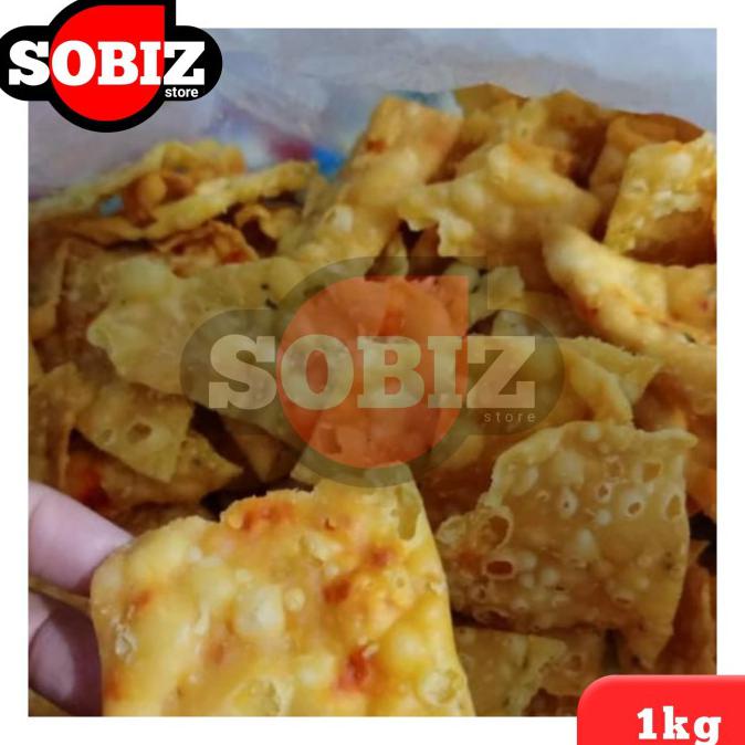 

Baru Kripik Bawang Pedas 1Kg Cap Bintang/Hidup Baru / Keripik Bawang