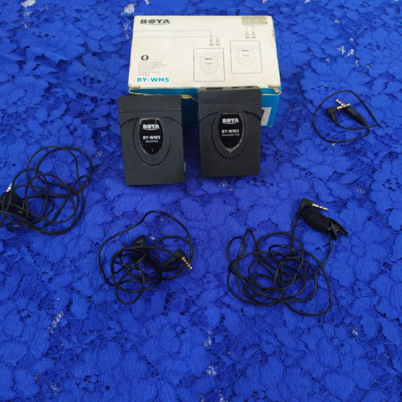 BOYA BY WM5 MICROPHONE AUDIO - MICROPHONE KAMERA